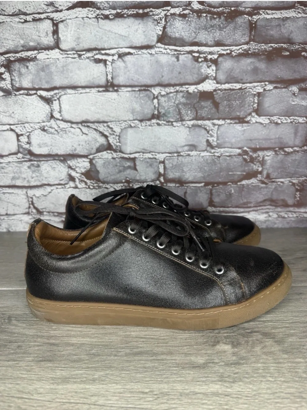 Thursday Boot Co. Premier Brown Leather Low Top Sneakers men sz 9.5W US/43EU
